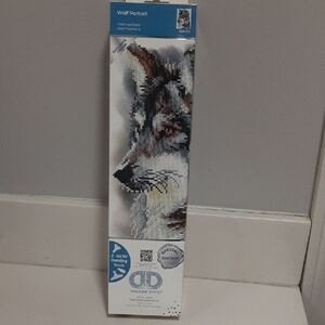 Diamond Dotz Wolf Portrait Diamond Painting. Special Edition. New In Box.